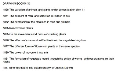 Darwin's books 2
