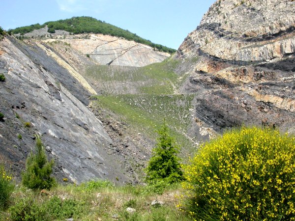 Old coal pit near Graissessac