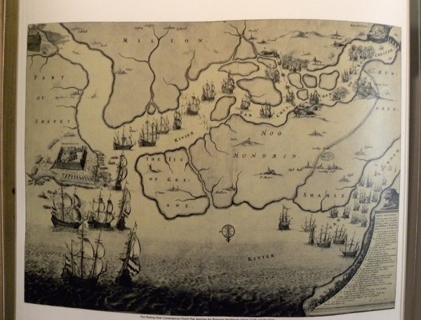 Kaart van de Medway