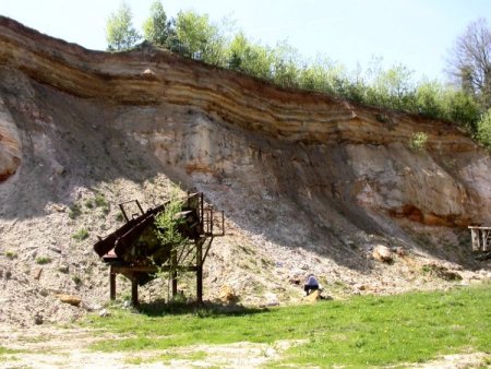 Sand quarry near Bayreuth