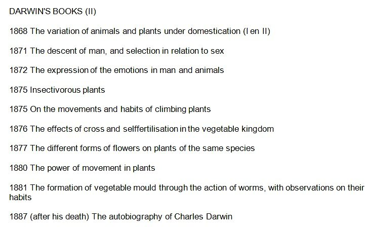 Darwin's books 2