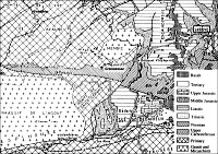 Geologische kaart van Graissessac e.o.