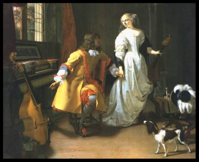 Muziekbeoefening in de 17e eeuw